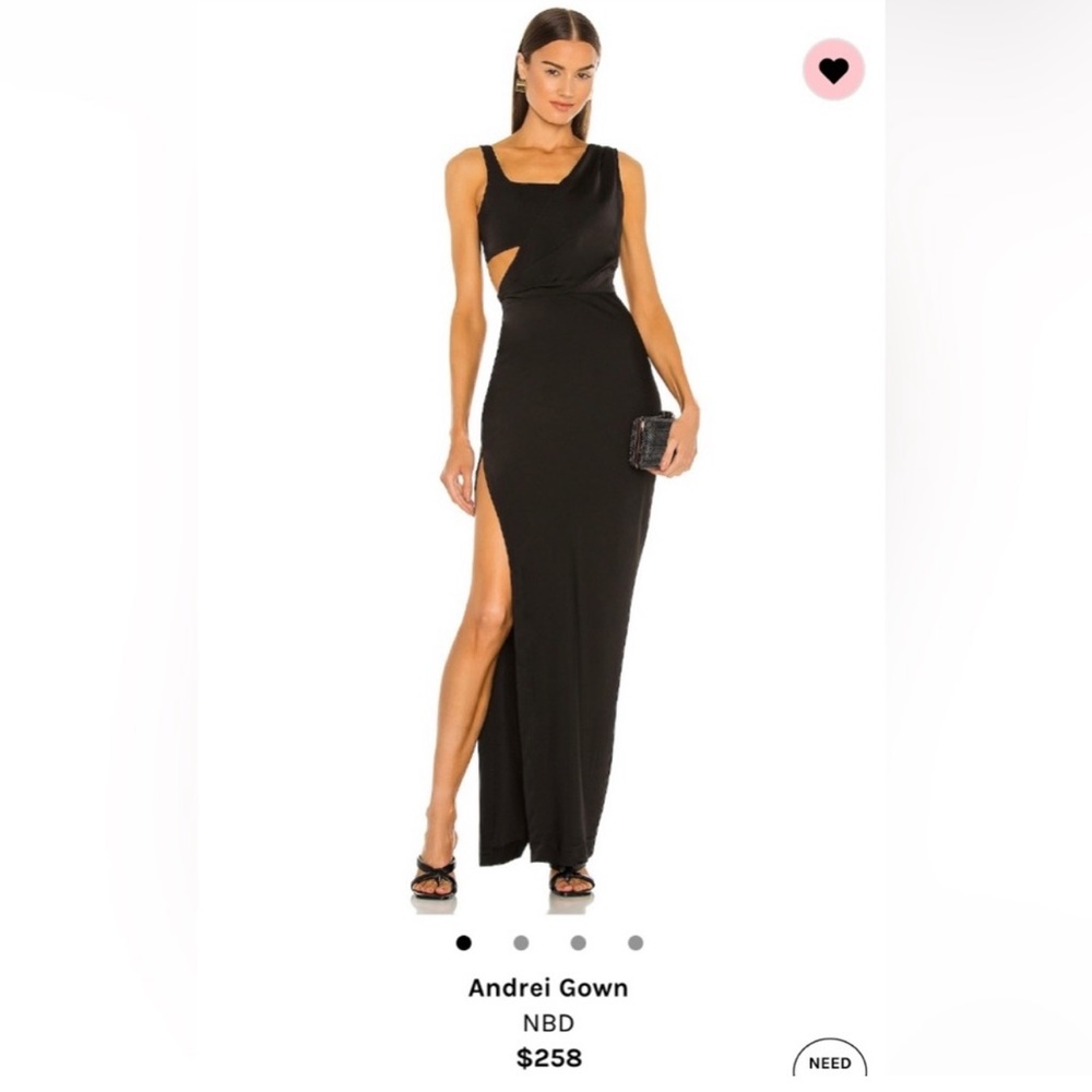 REVOLVE Andrei Black Cutout Gown
